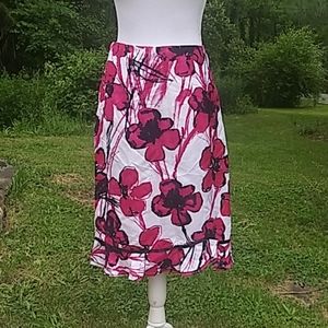 Chapter One Floral Midi Skirt